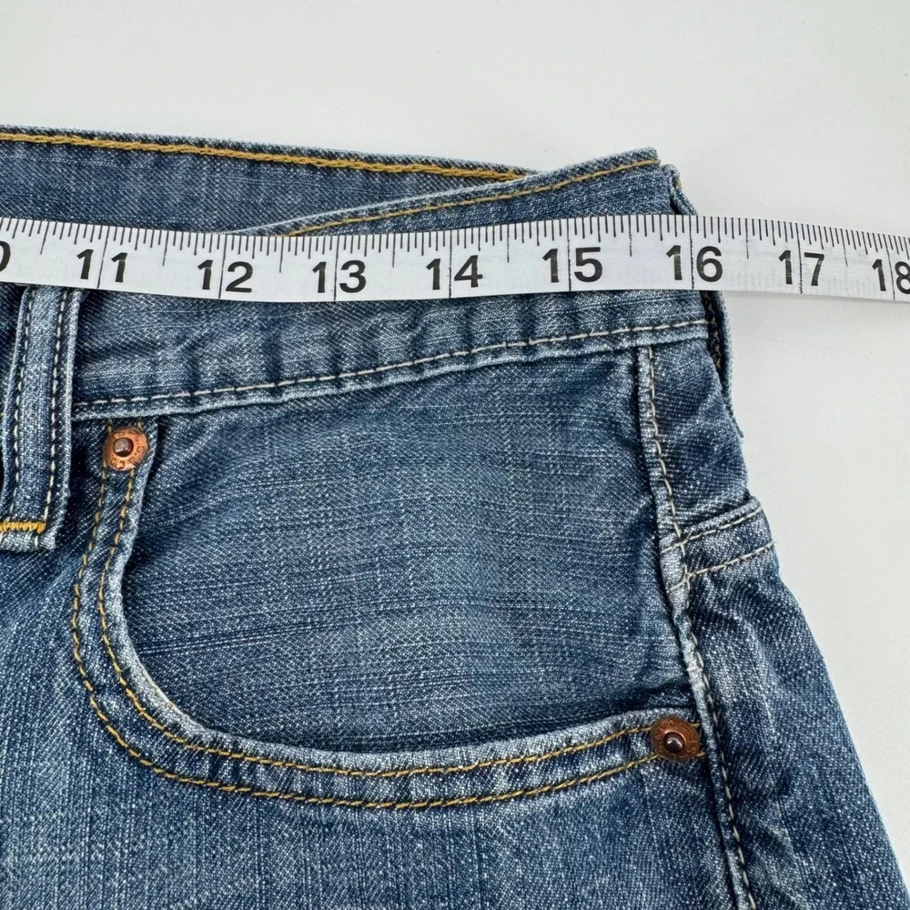 Levi's 569 Loose Straight Jeans Mens 32x32 Blue Mid Wash Denim Pants